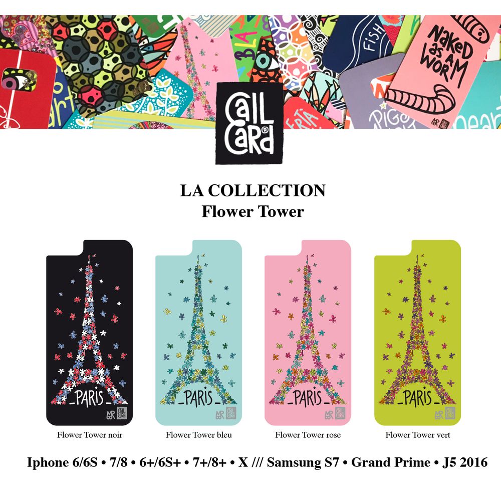 Apparel - FLOWER TOWER PHONE CASE - CALL CARD®