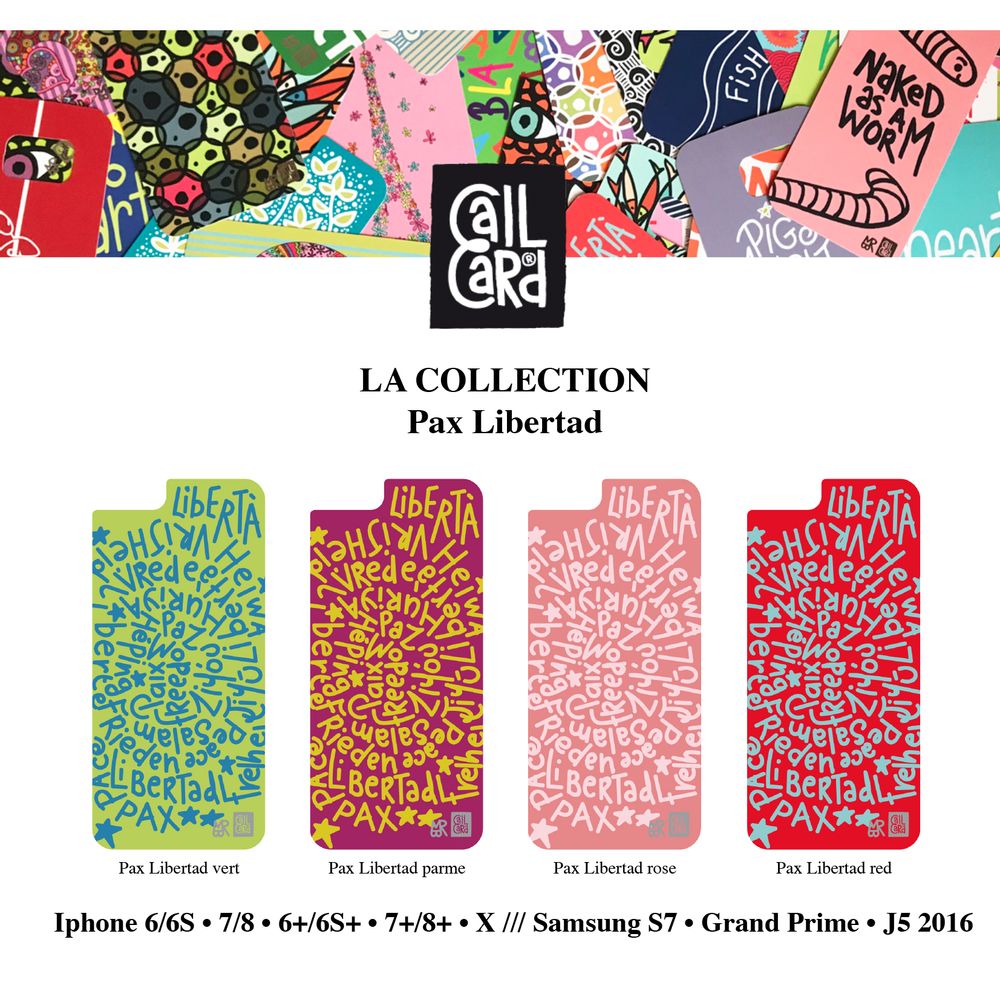 Objets design - ÉTUI DE TÉLÉPHONE PAX LIBERTAD - CALL CARD®