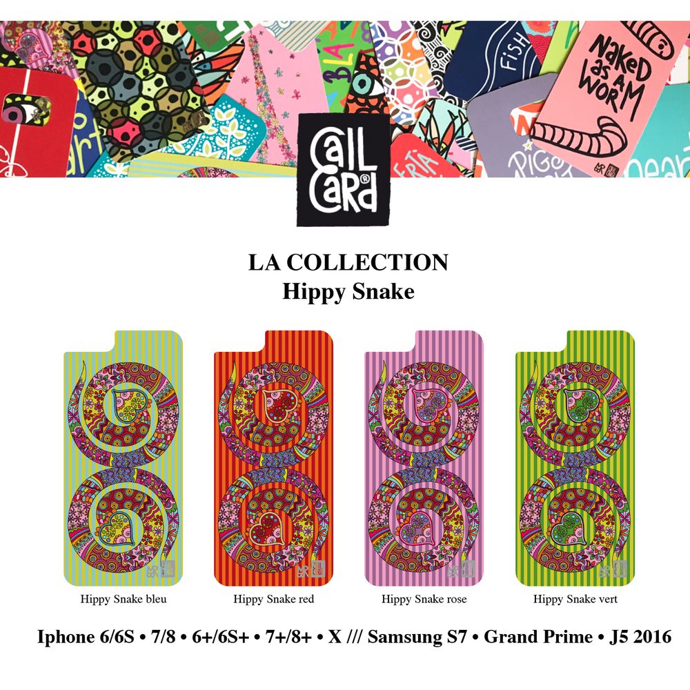 Apparel - HYPPI SNAKE PHONE CASE - CALL CARD®