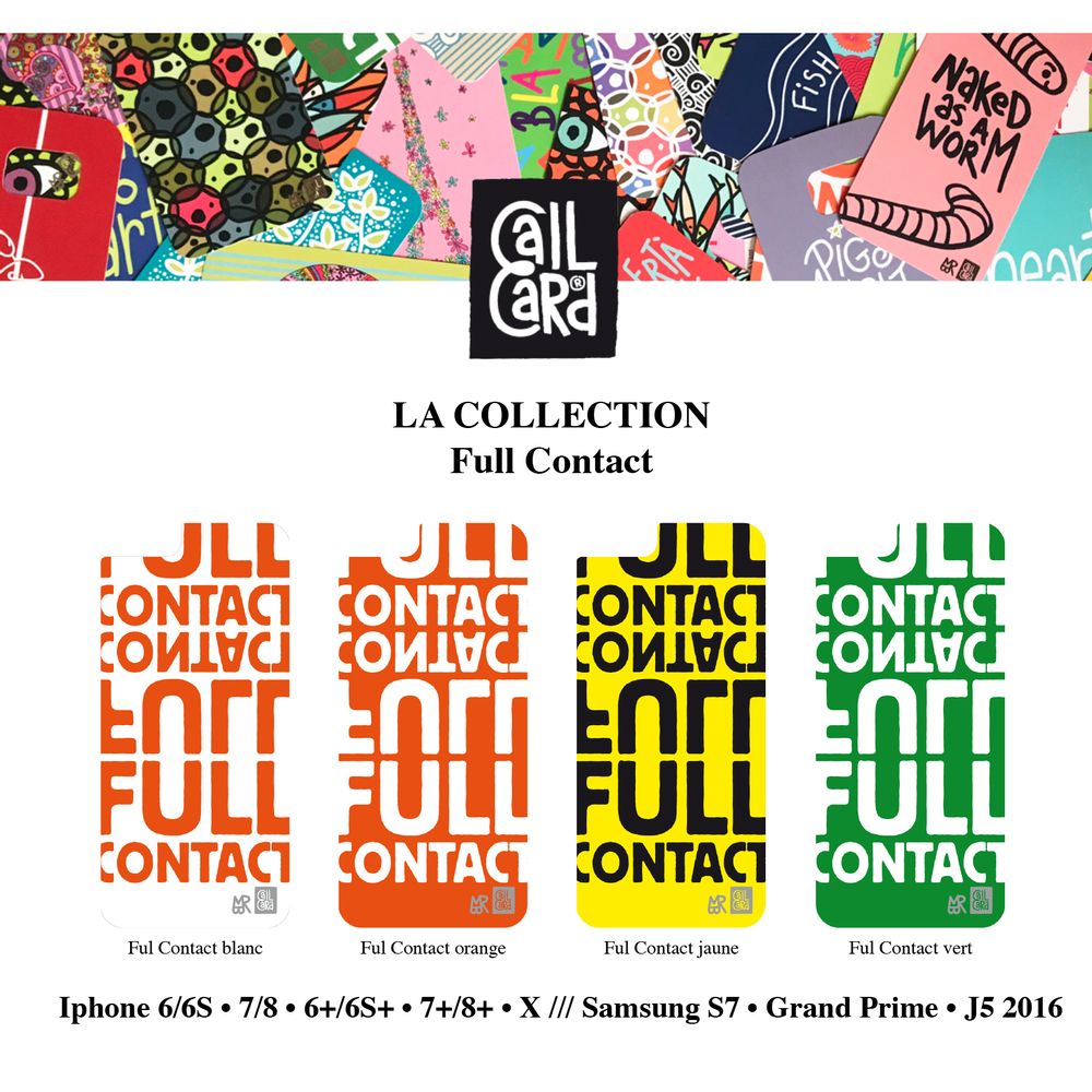Apparel - PHONE CASE FULL CONTACT - CALL CARD®