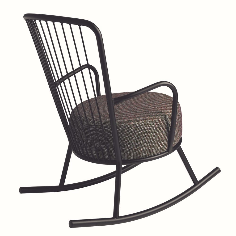 Lounge chairs for hospitalities & contracts - Betty Rocking Chair - RÉSISTUB PRODUCTIONS