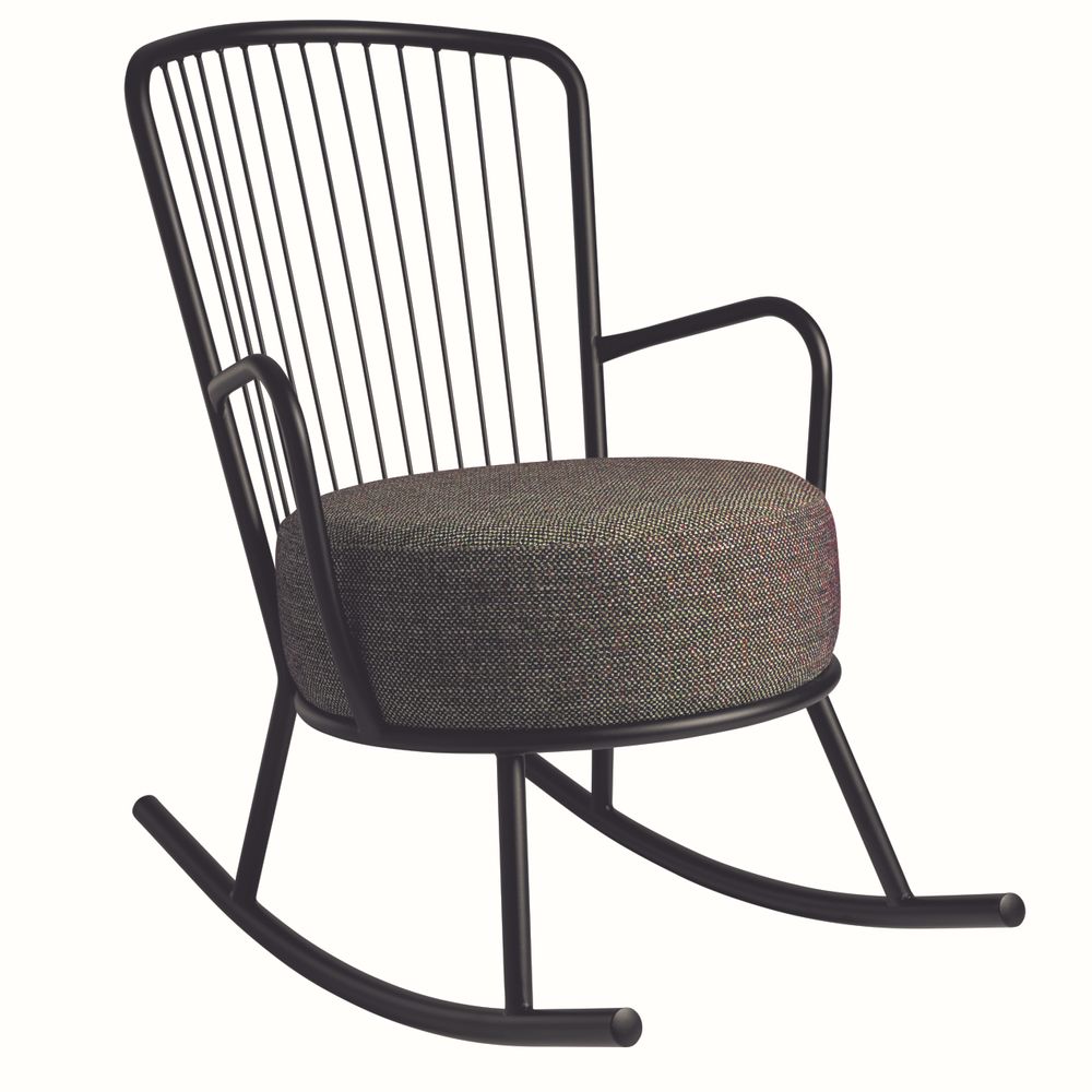 Lounge chairs for hospitalities & contracts - Betty Rocking Chair - RÉSISTUB PRODUCTIONS