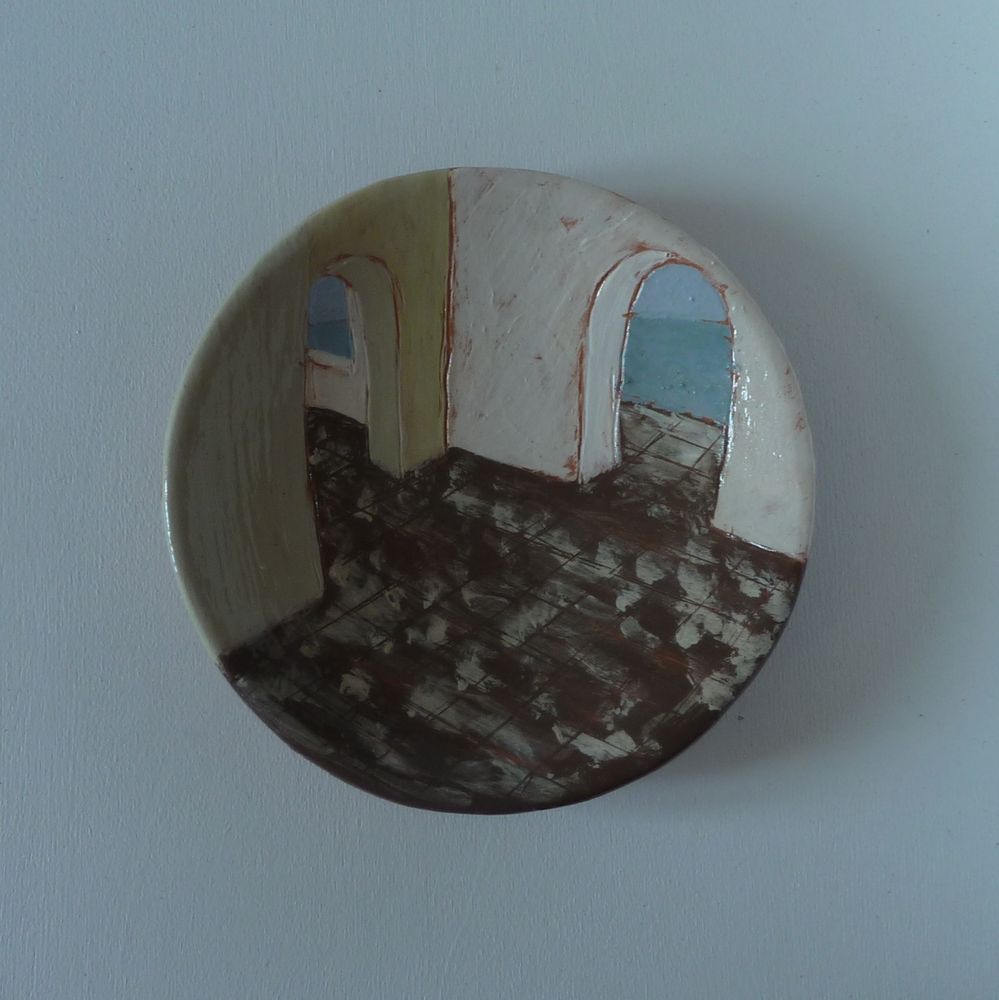 Decorative objects - bowl with décor architectural - ELISABETH BOURGET