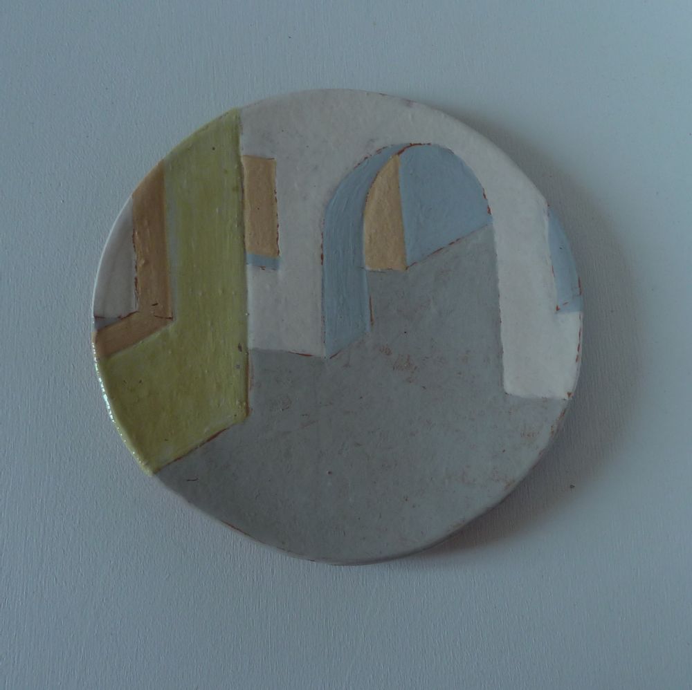 Decorative objects - bowl with décor architectural - ELISABETH BOURGET