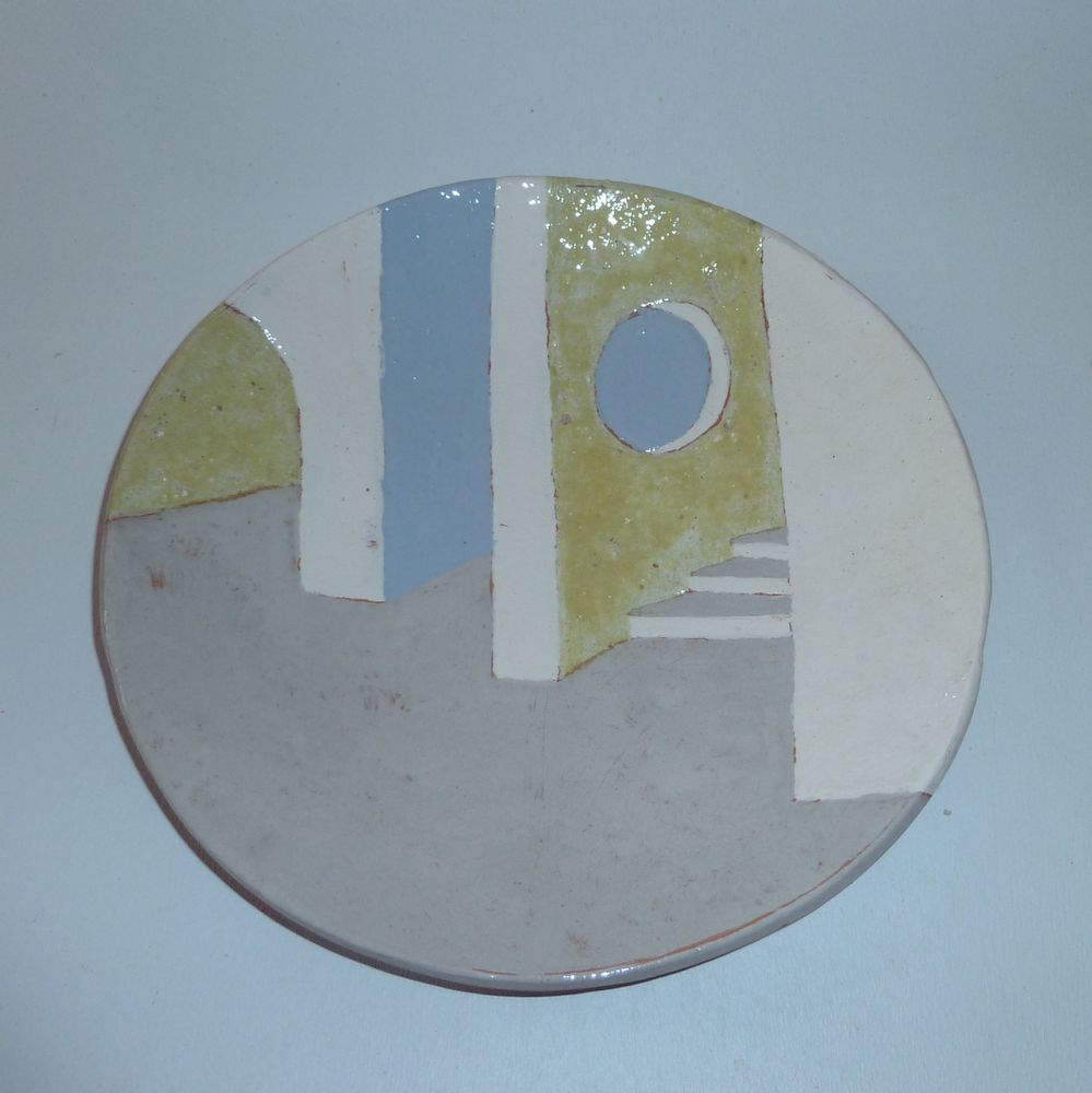 Decorative objects - bowl with décor architectural - ELISABETH BOURGET