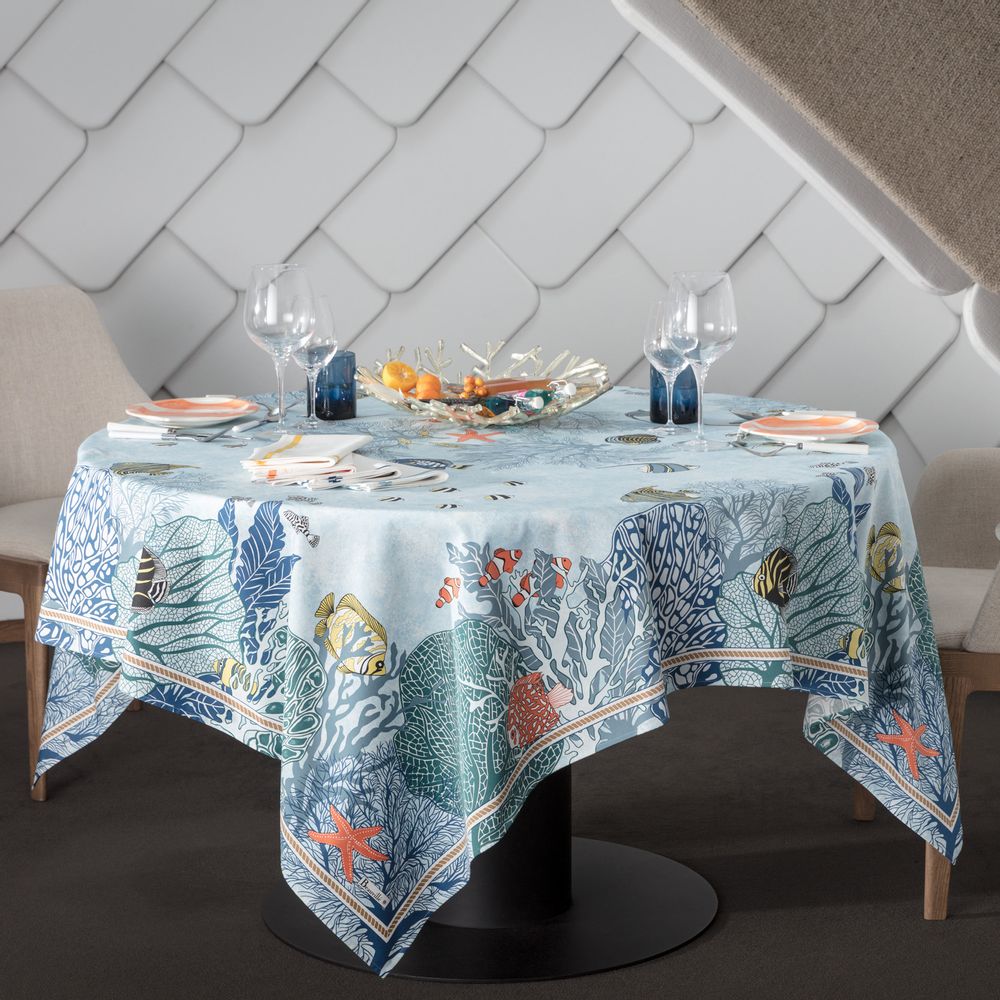 Table cloths - Porquerolles tablecloth - BEAUVILLÉ