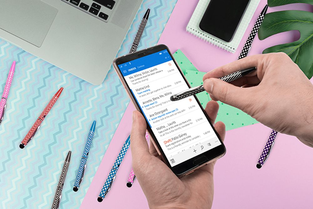 Stylos, feutres et crayons - STYLO COLORÉ : STYLOS DE JOURNALIER/STYLET D'ÉCRAN - CATWALK
