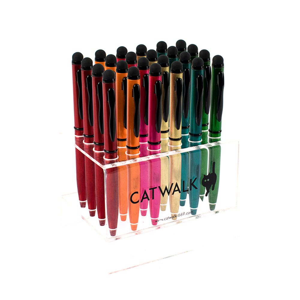 Stylos, feutres et crayons - STYLO COLORÉ : STYLOS DE JOURNALIER/STYLET D'ÉCRAN - CATWALK
