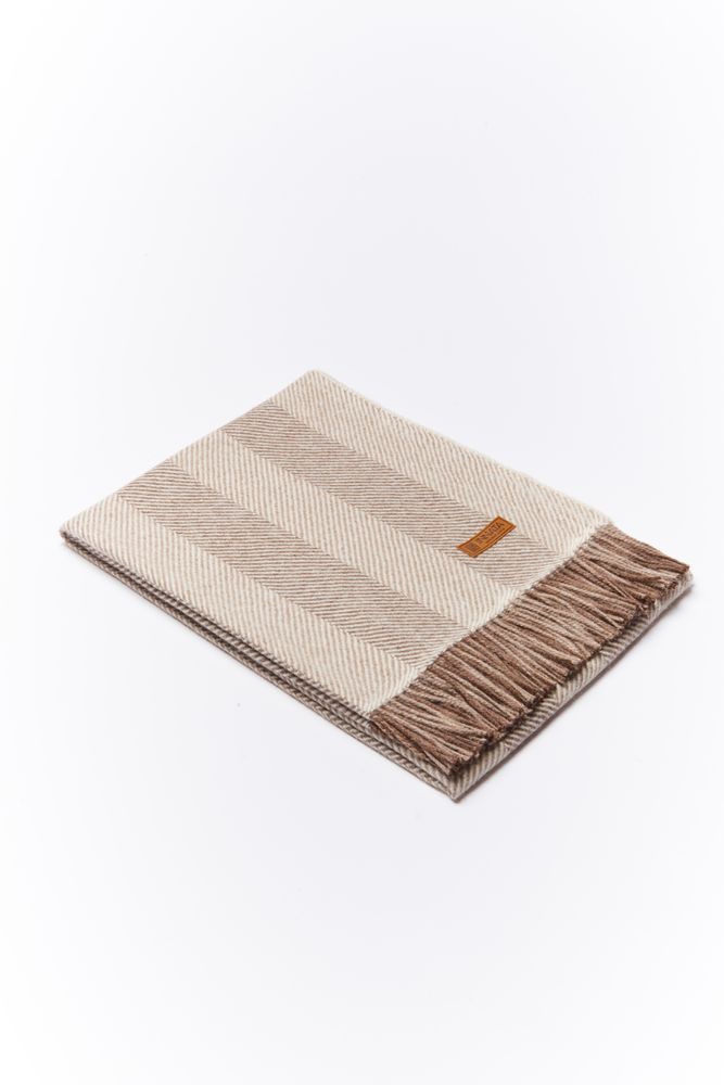 Decorative objects - Herringbone Plaid - 100% Baby Alpaca - INATA