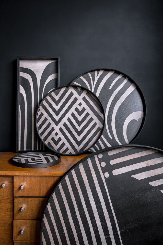 Trays - Urban geometry tray collection - ETHNICRAFT