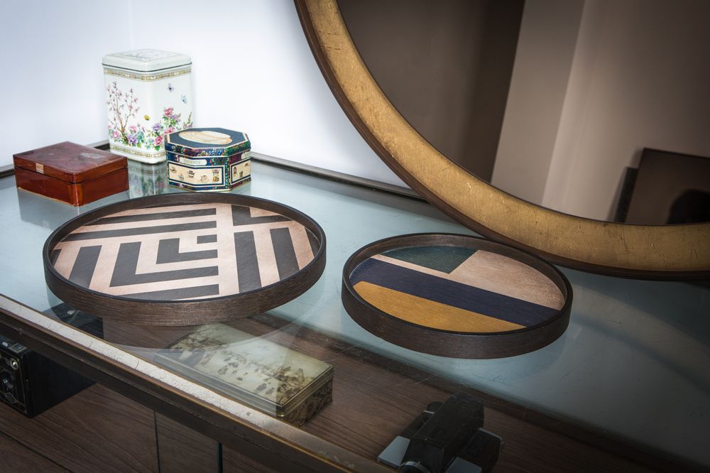 Trays - Urban geometry tray collection - ETHNICRAFT