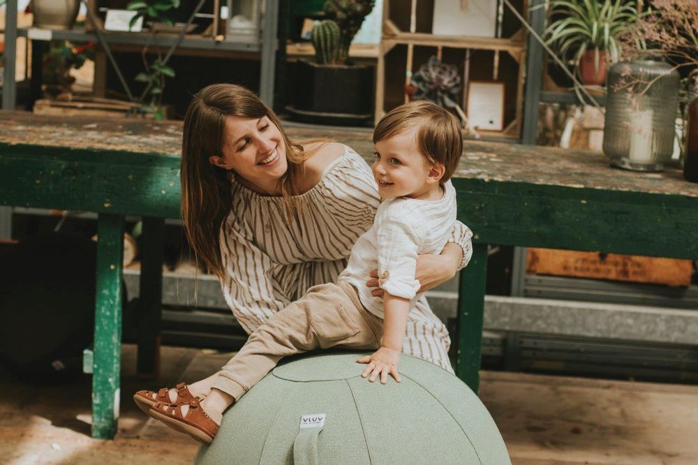 Poufs - VLUV SOVA balle assise en tissu - VLUV