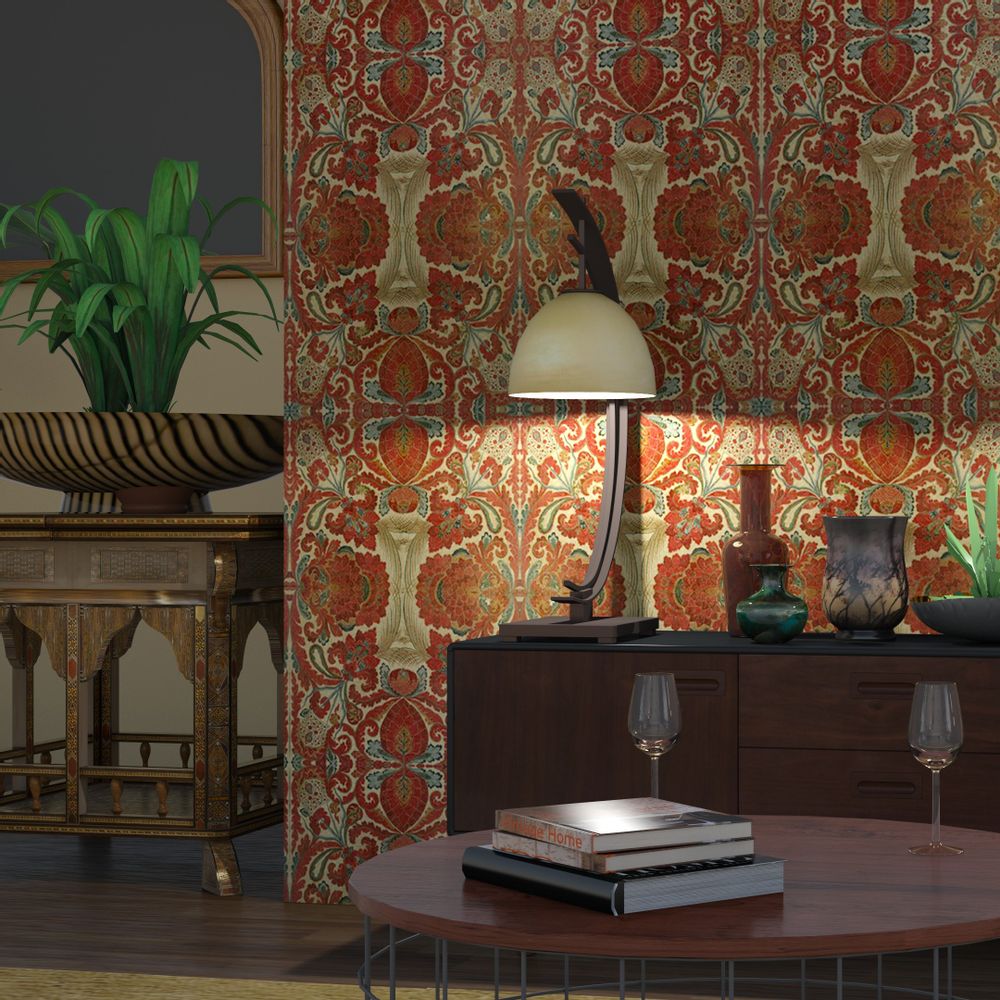 Wall panels - ‘PERSIAN FLOWERS’ Wallcovering - ARTWALLCOLLECTION BY HANNEKE VAN DE POL