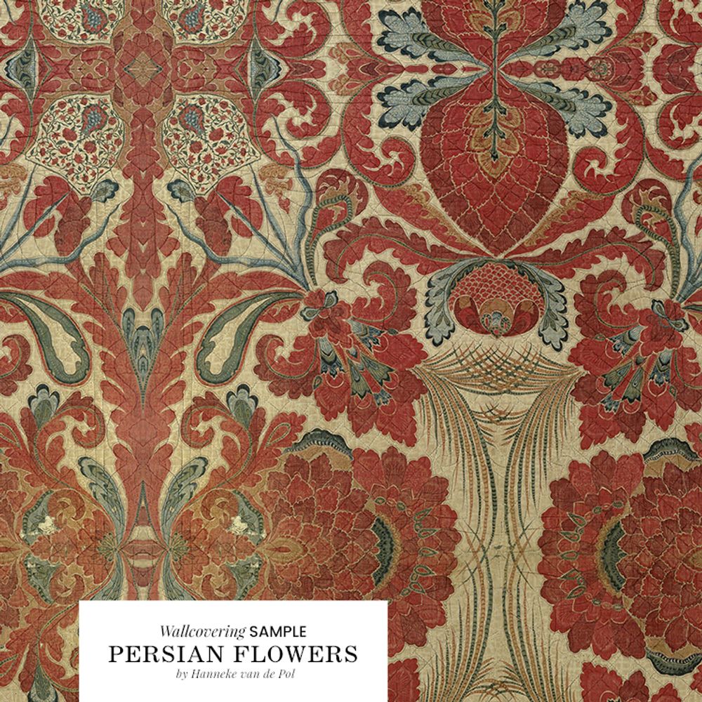 Wall panels - ‘PERSIAN FLOWERS’ Wallcovering - ARTWALLCOLLECTION BY HANNEKE VAN DE POL