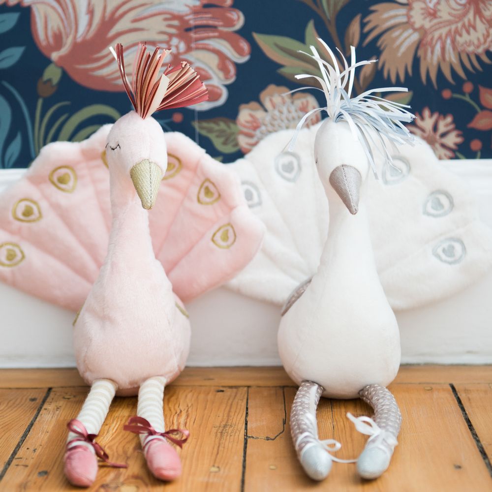 Soft toy - Peluche "Paon" - AMADEUS LES PETITS