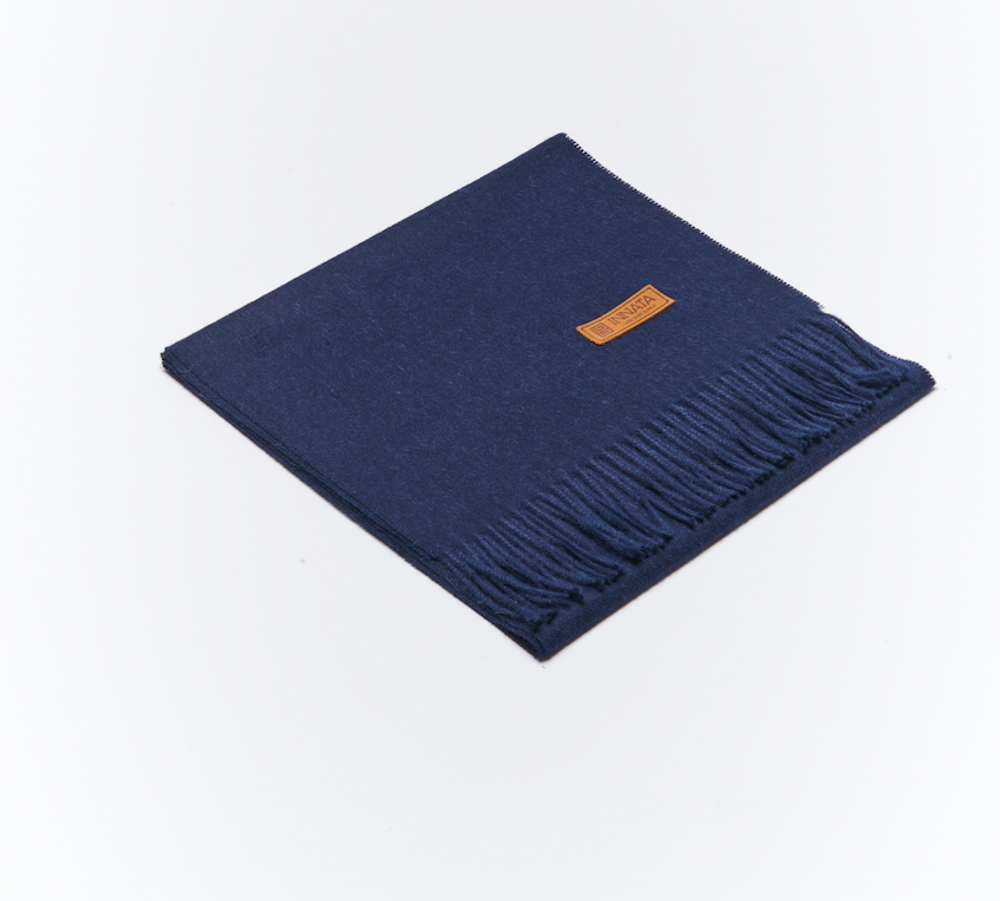 Scarves - Natural Baby Alpaca Essential Scarf - INATA