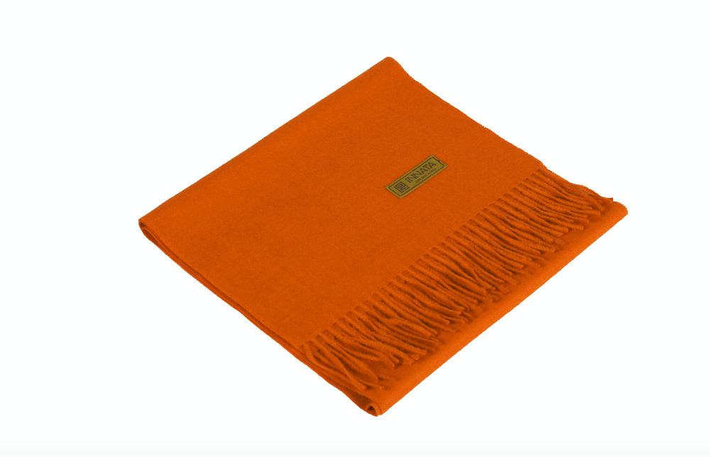 Scarves - Natural Baby Alpaca Essential Scarf - INATA