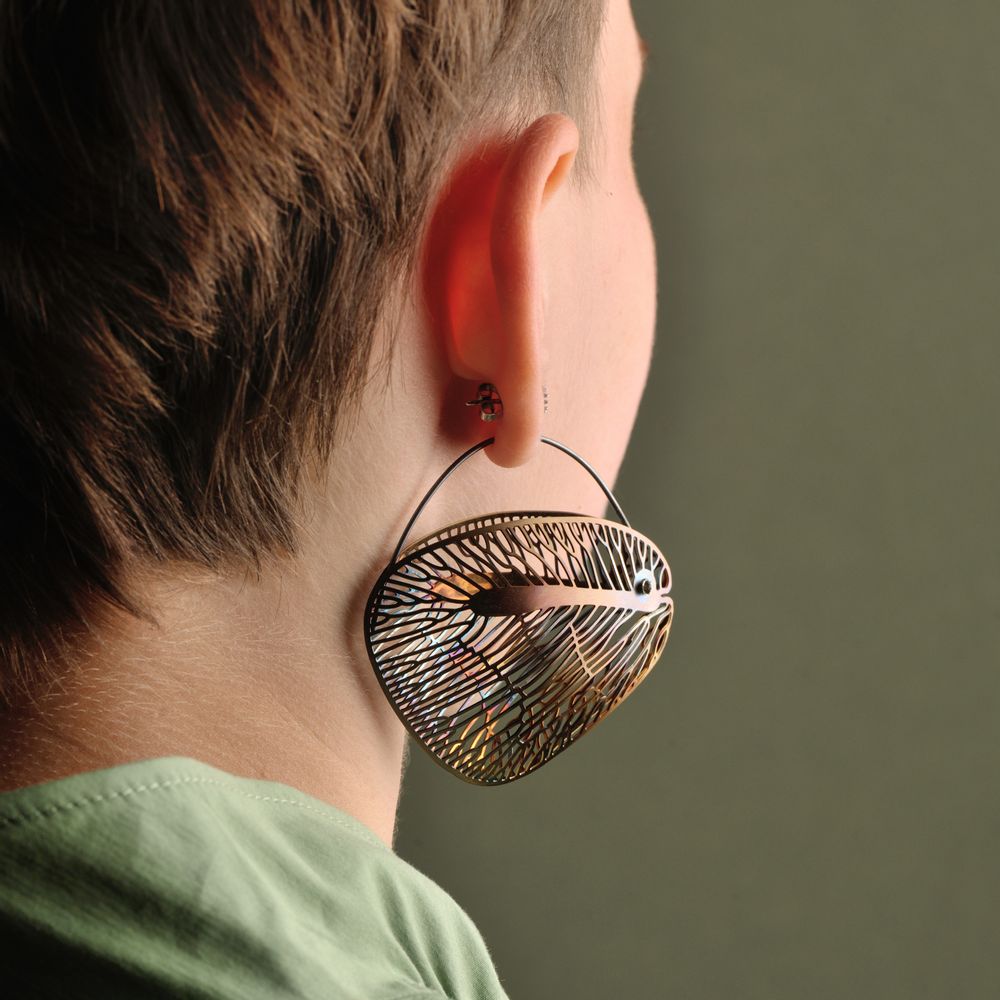 Bijoux - Boucles d'oreilles « PANAMBI » - ANDREA VAGGIONE PAYSAGES INSTABLES