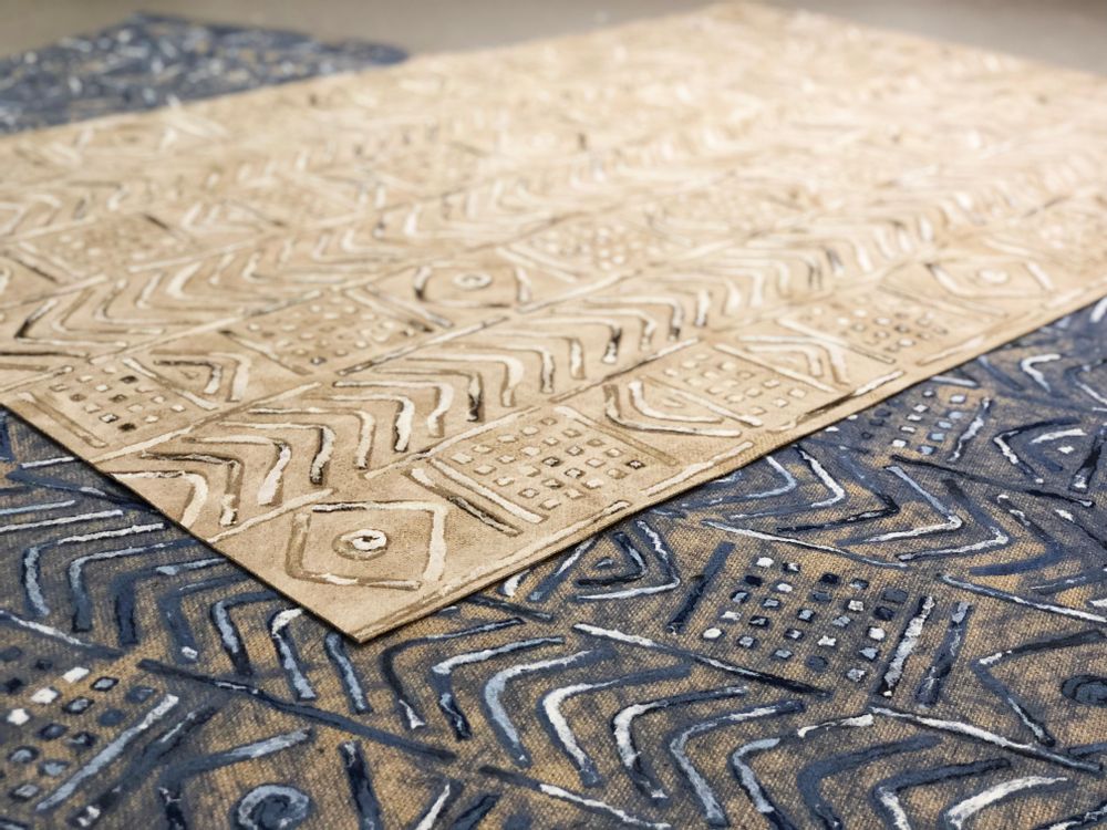 Tapis sur-mesure - CANVAS: Collection Kenya, revêtement mureaux & revêtement de plafond - LIORA MANNE