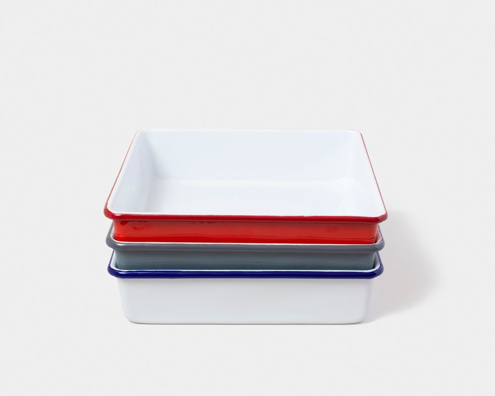 Everyday plates - Square Bake Tin - FALCON ENAMELWARE