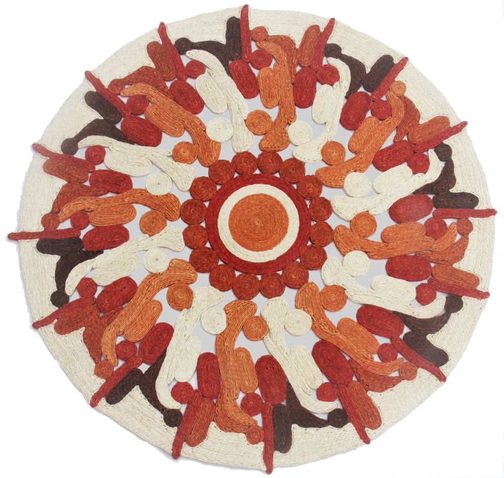 Tapis design - Little pebble circle Tapis - GASY RUG