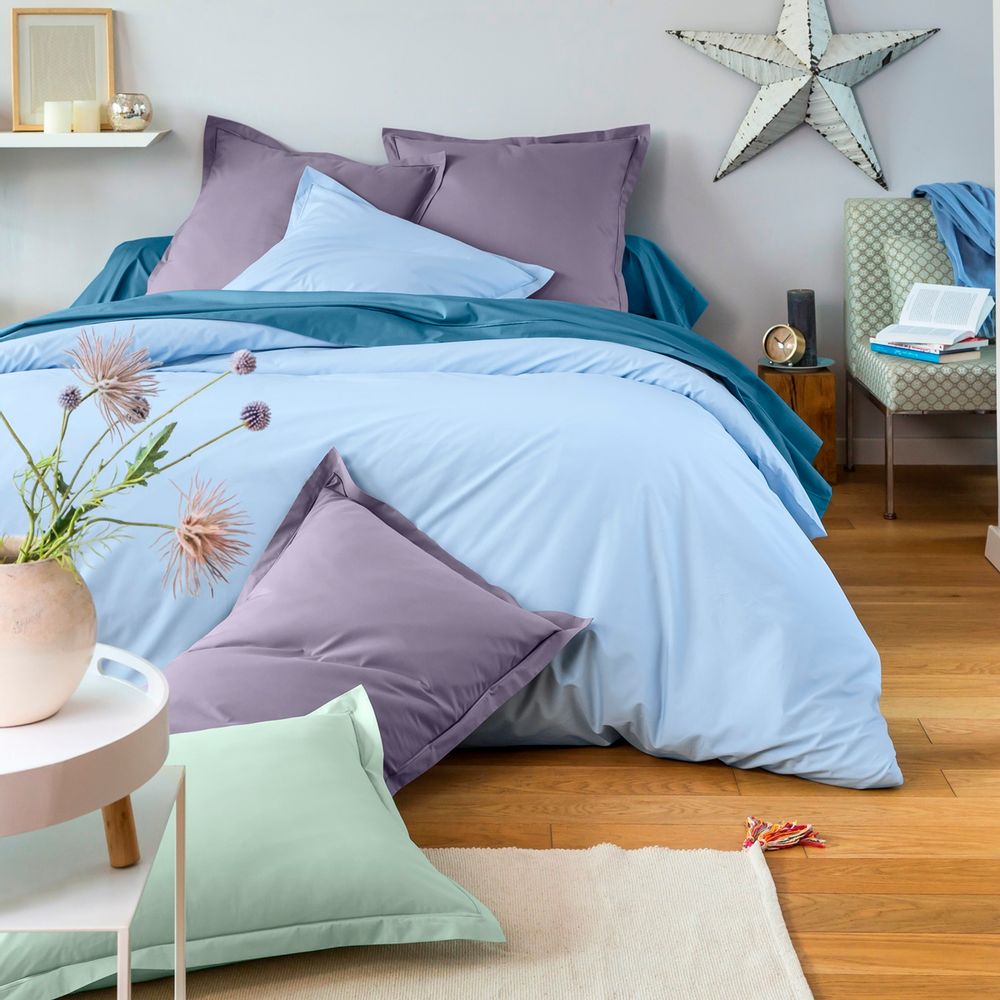 Bed linens - Plain linen in percale of cotton  - TRADITION DES VOSGES