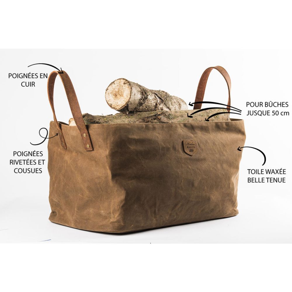 Outdoor decorative accessories - FIREWOOD Log Bag - ALASKAN MAKER