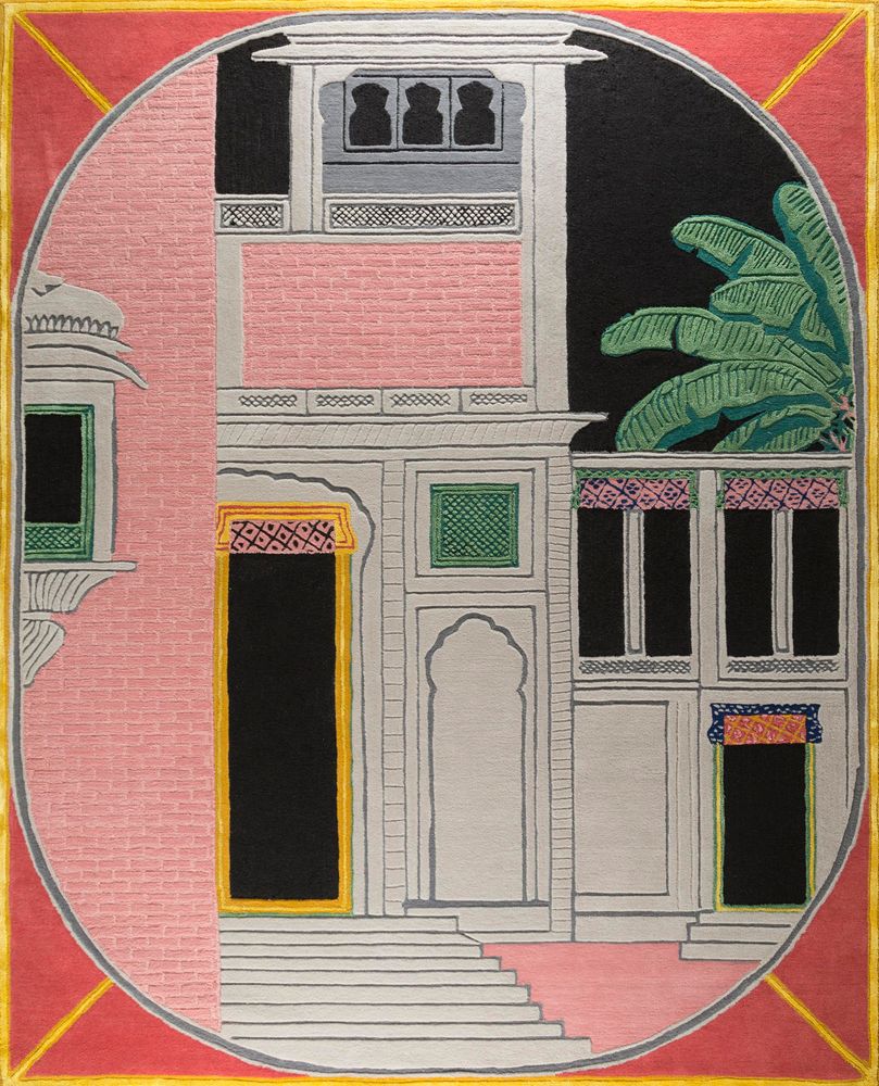 Other caperts - The Pink Building Rug - JAIPUR RUGS