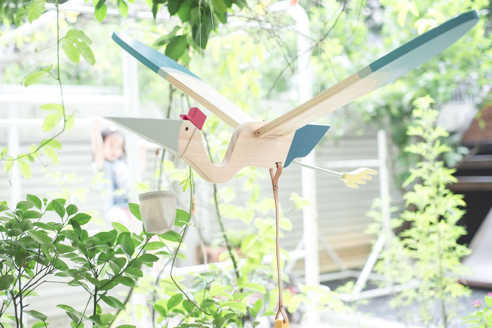 Children's decorative items - Eguchi Toys _ mobile bird - EGUCHI TOYS