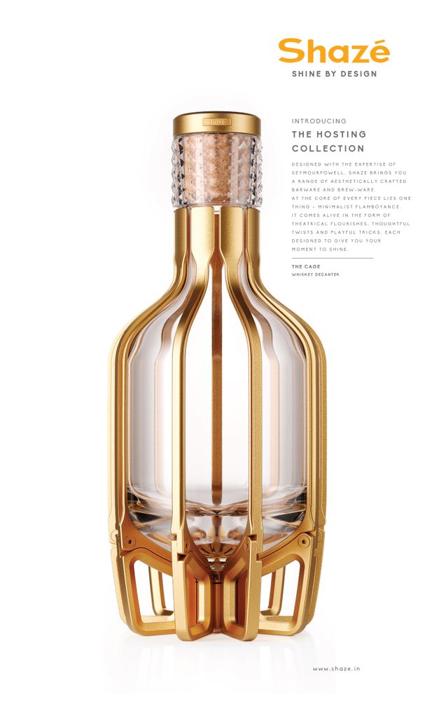 Licensed products - THE MAGICAL CAGE - Whiskey Decanter - SHAZE LUXURY RETAIL PVT LTD