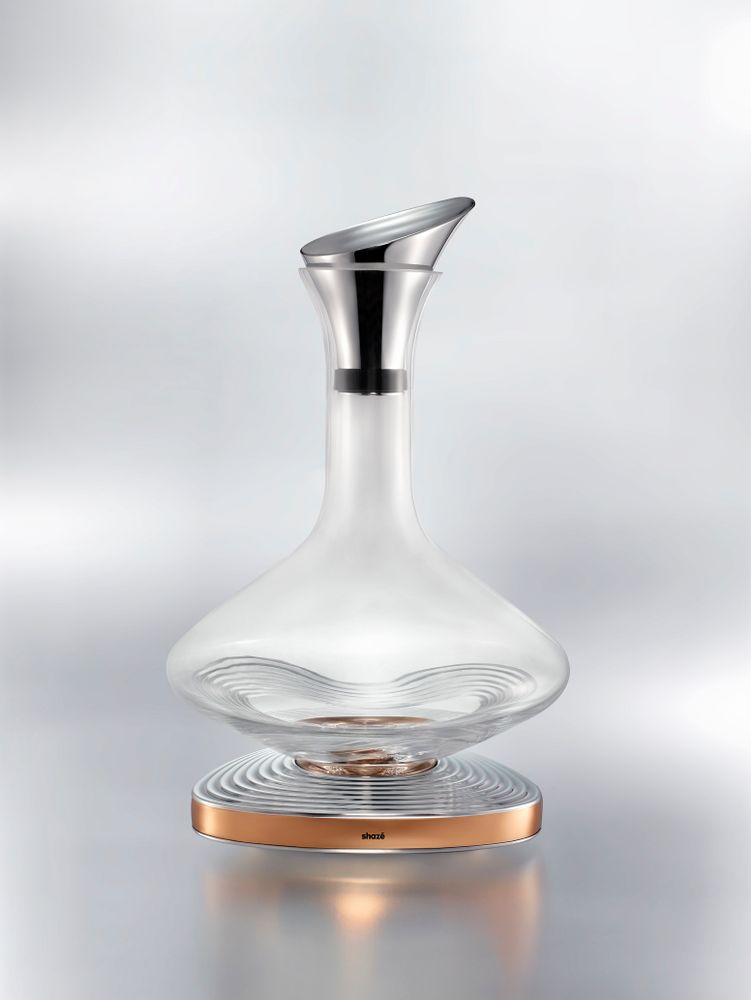 Accessoires pour le vin -  The WAVEMAKER - Carafe à vin - SHAZE LUXURY RETAIL PVT LTD
