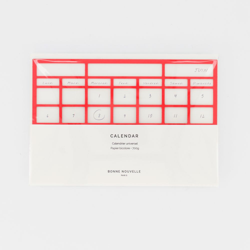 Stationery - CALENDAR L - MAISON BONNE NOUVELLE