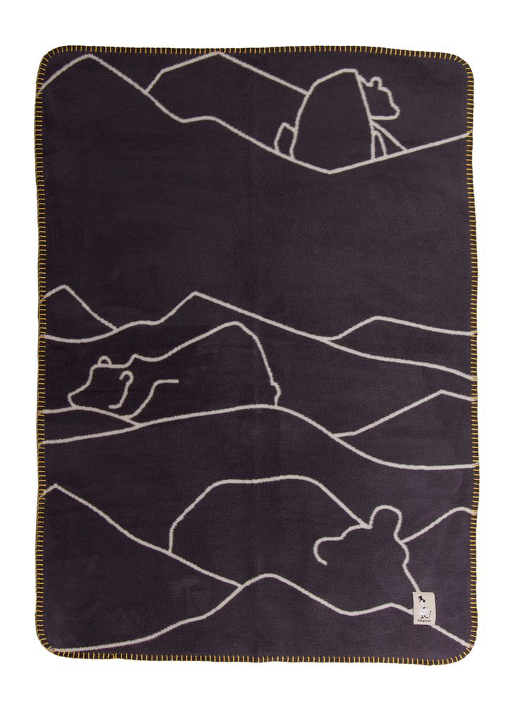 Gifts - Polar Bear designer junior blanket in soft organic cotton - FABGOOSE