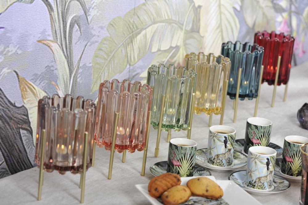 Decorative objects - GOLDEN CANDLE HOLDER  - AULICA PROM ORF DIFFUSION