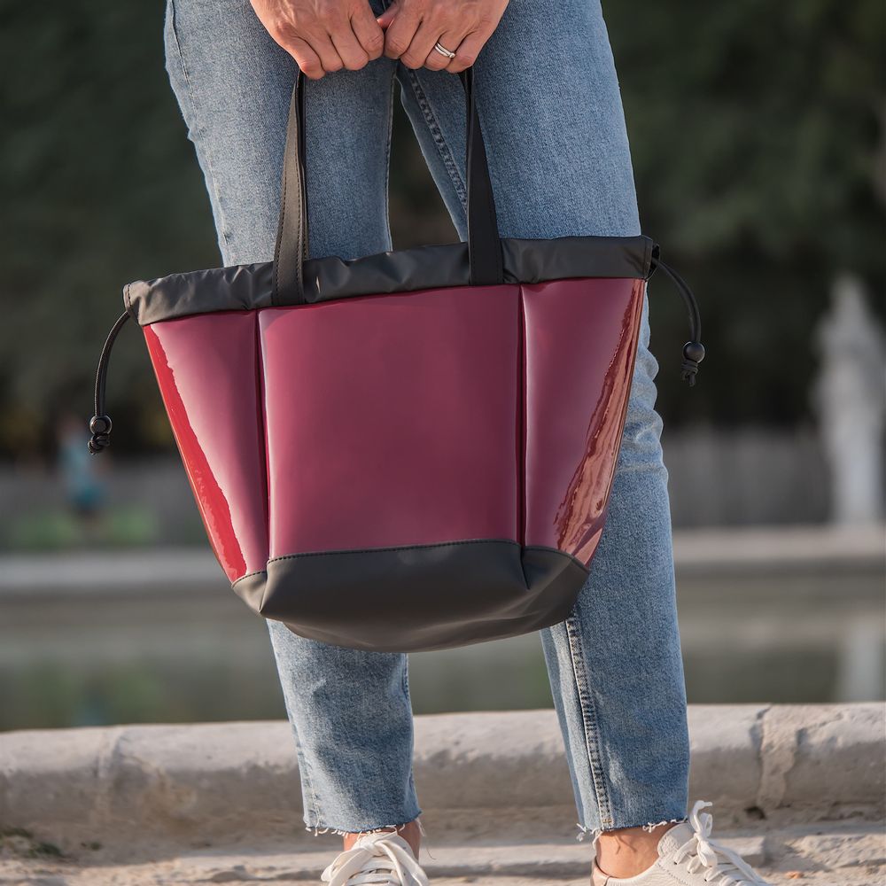 Sacs et cabas - SAC BIG BOAT VERNIS BORDEAUX M - DALZOTTO