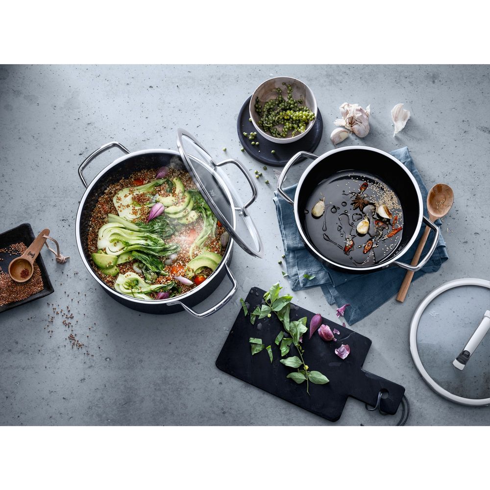 Faitouts - FUSIONTEC MINERAL Faitout/cocotte haut diam 24cm/ 6,4 L - WMF