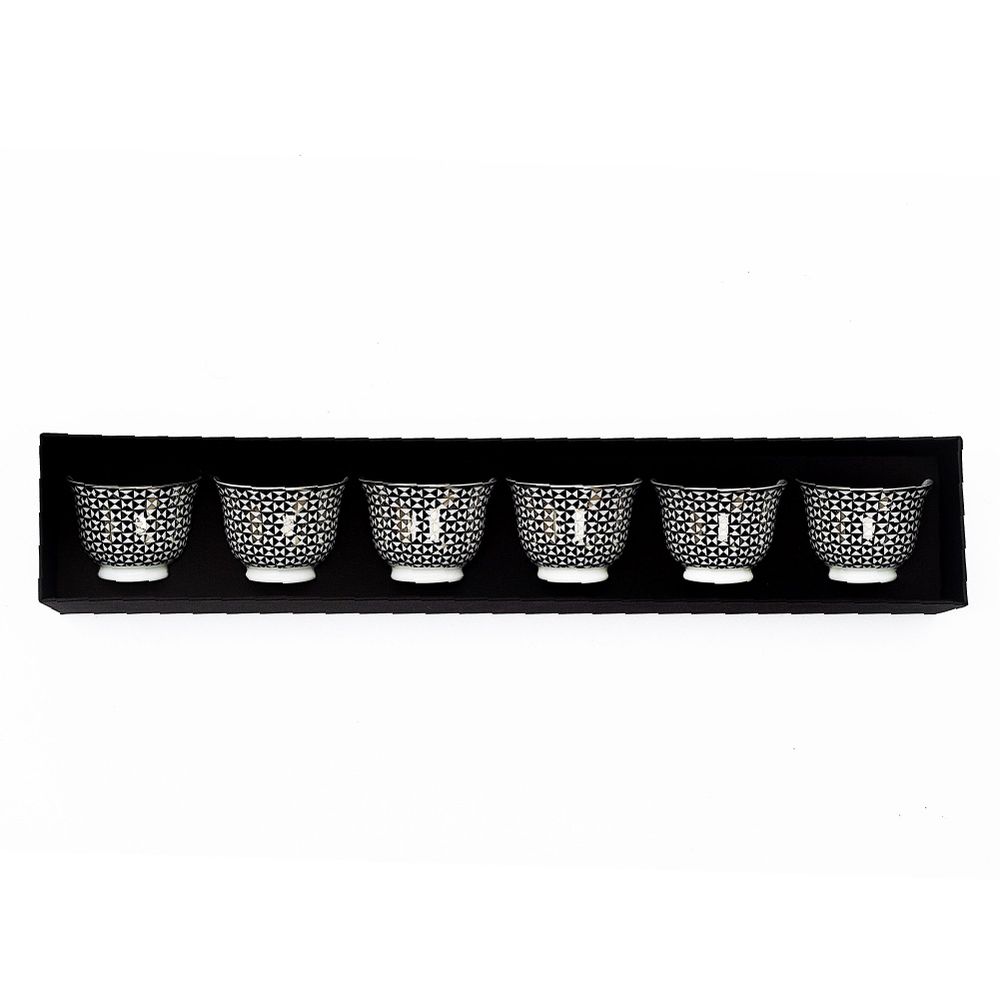 Mugs - Set of 6 Chaffe Cups - ZARINA