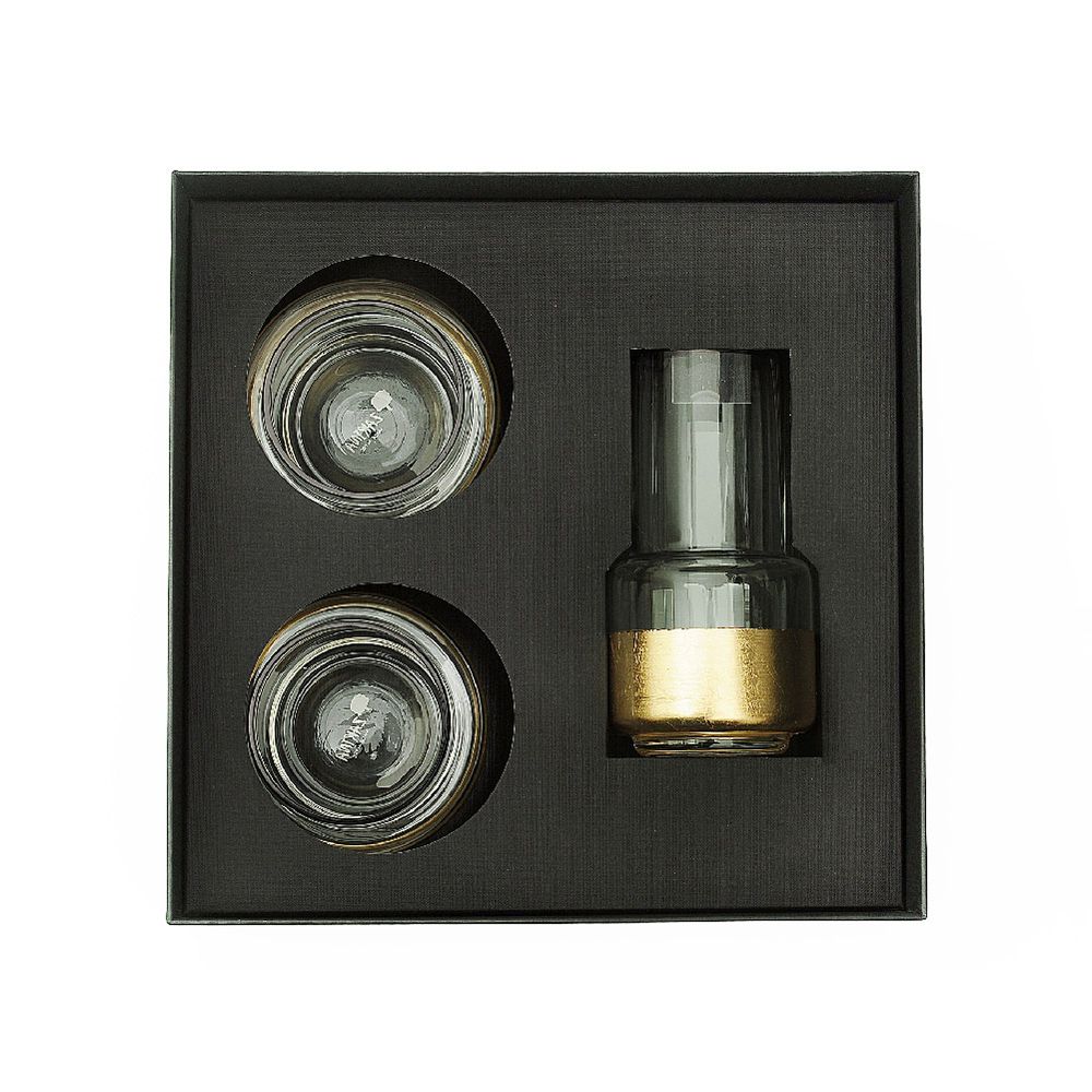 Glass - Set of 3 Vases - ZARINA