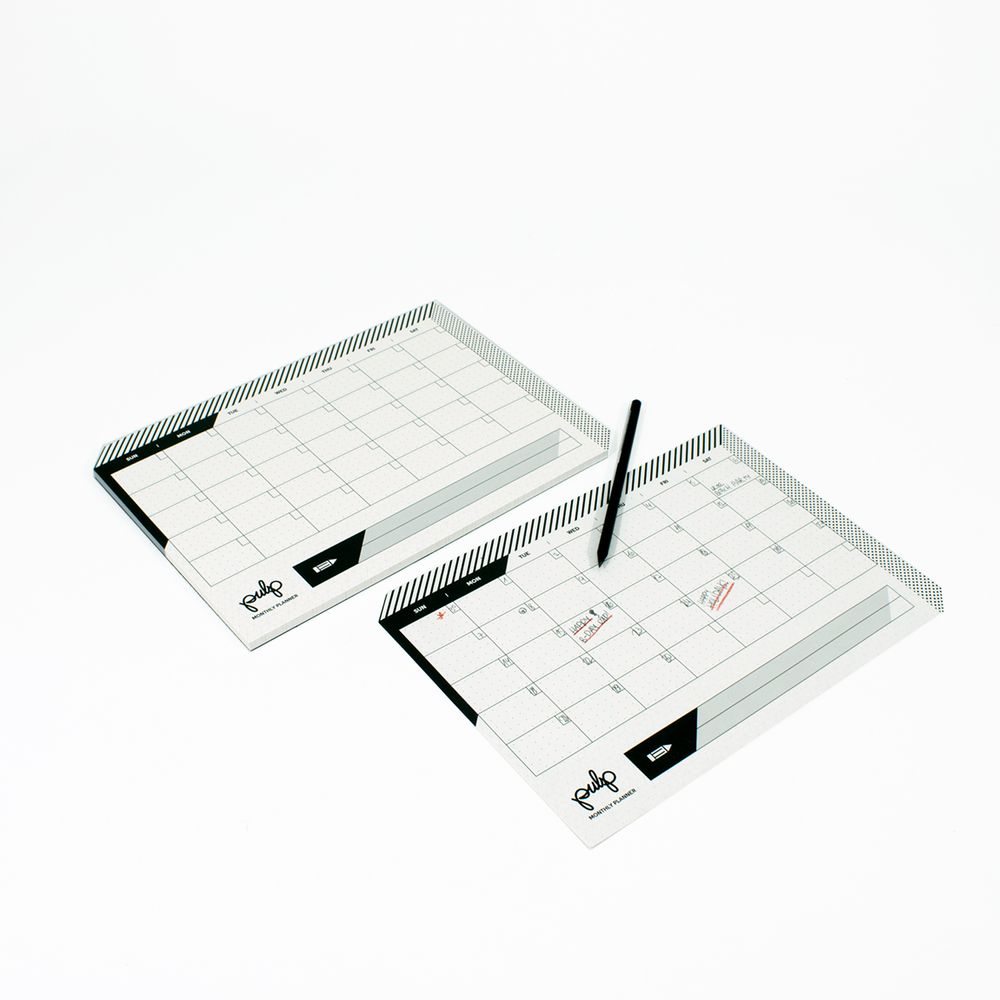 Gifts - Undated Monthly Planner - PULP SHOP