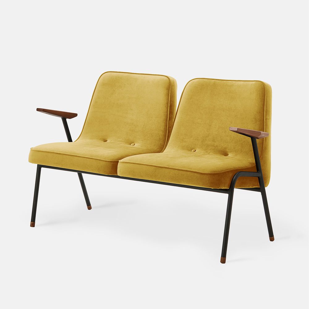 Sofas - 366 Metal 2-Seater - 366 CONCEPT