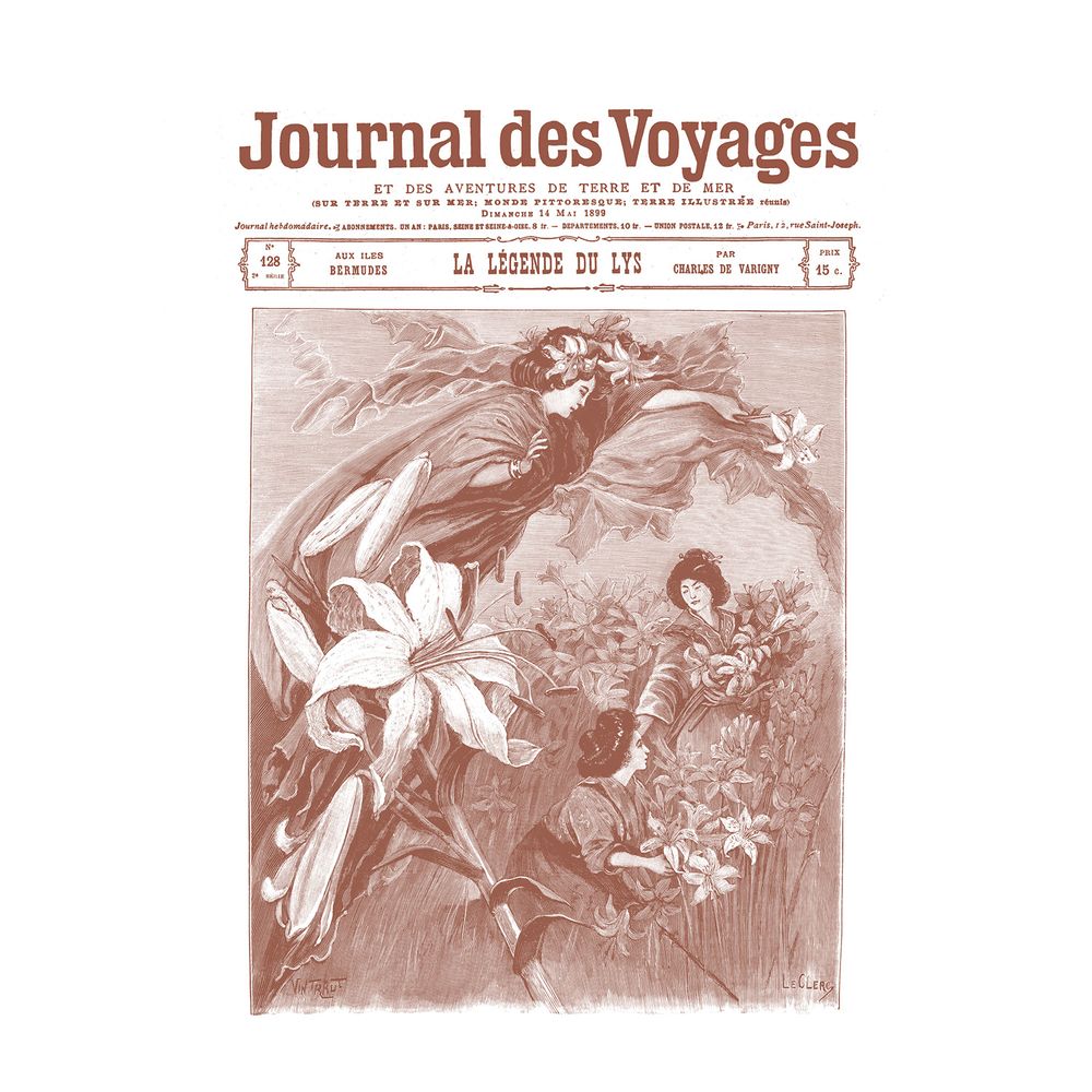 Papiers peints - La Légende du Lys - LÉ PAPIERS DE NINON