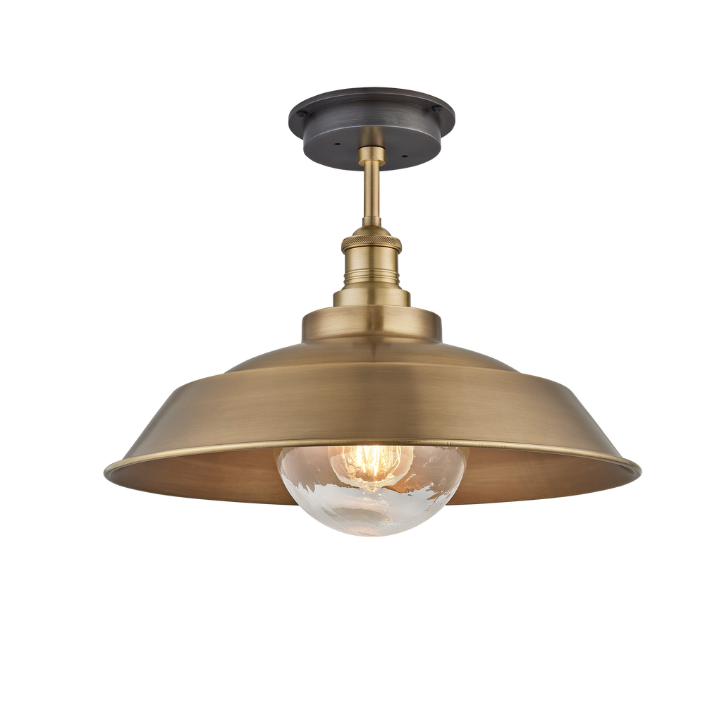 Suspensions extérieures - Brooklyn Outdoor & Bathroom Step Flush Mount - 16 Inch - INDUSTVILLE