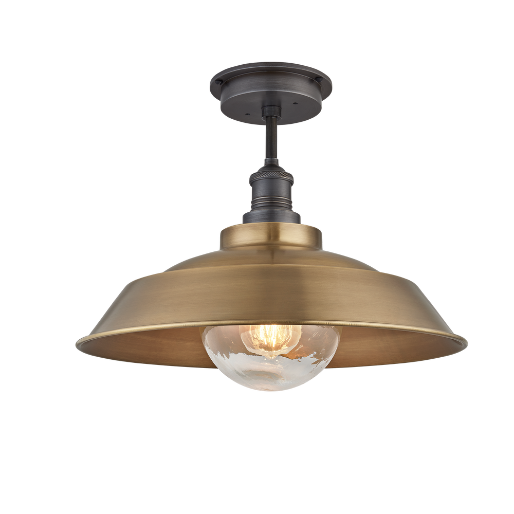 Suspensions extérieures - Brooklyn Outdoor & Bathroom Step Flush Mount - 16 Inch - INDUSTVILLE