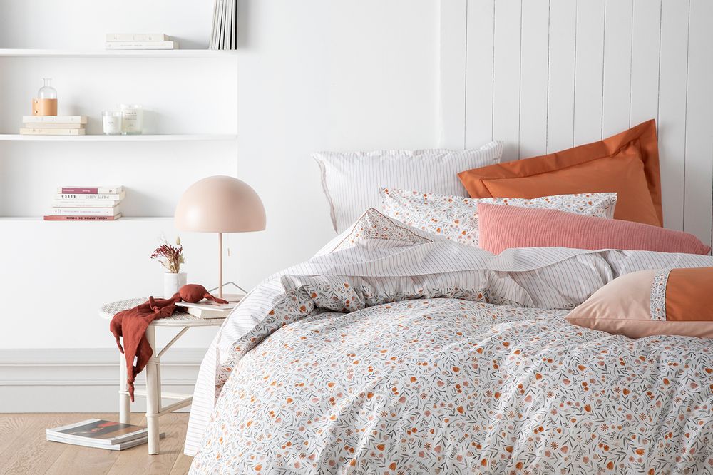 Linge de lit - Honoré - Parure de lit en percale de coton - ESSIX