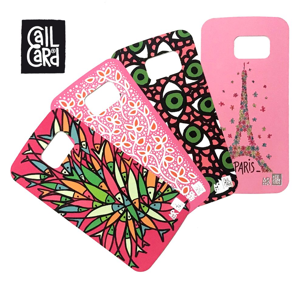 Prêt-à-porter - TÉLÉPHONE CARTE D'APPEL YEUX DE FLEURS - CALL CARD®
