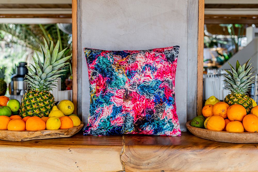 Fabric cushions - "CANDY" cushion, cotton or velvet, Ethnic prints - ARTPILO