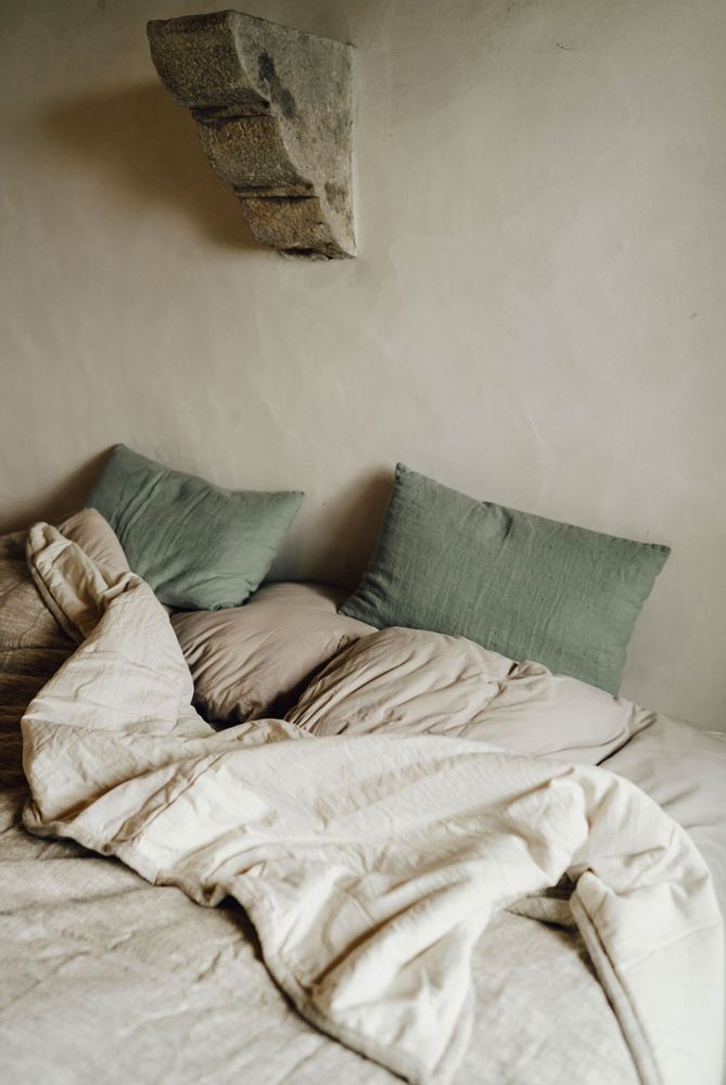 Plaids - COUVRE-LIT LÉOPOLDINE BEIGE CHINÉ - PLAIDS COCOONING
