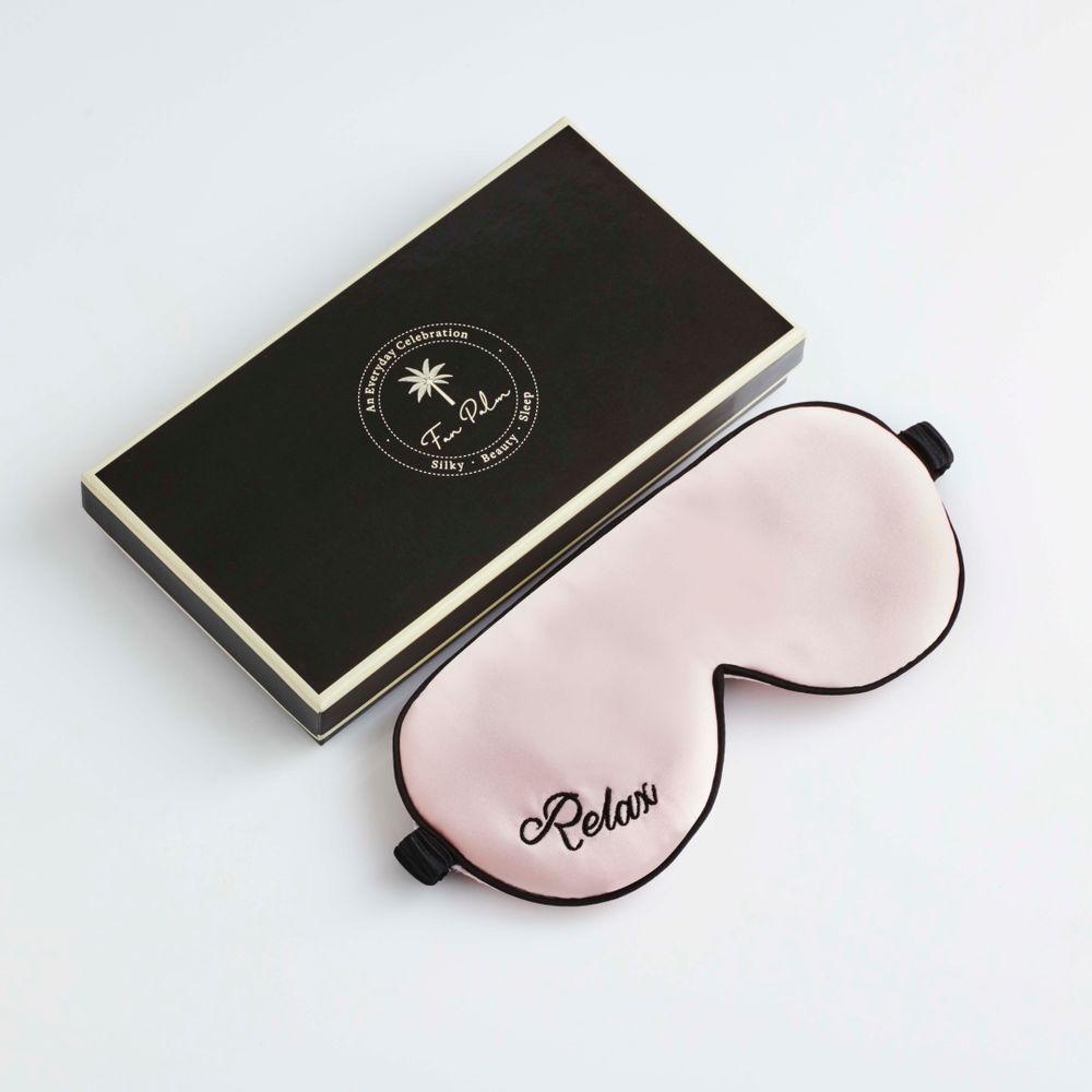 Vêtements de nuit - Fan Palm Eye Silk Mask - FAN PALM