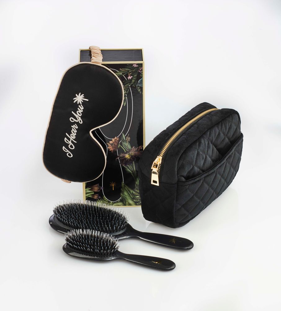 Vêtements de nuit - Fan Palm Eye Silk Mask - FAN PALM