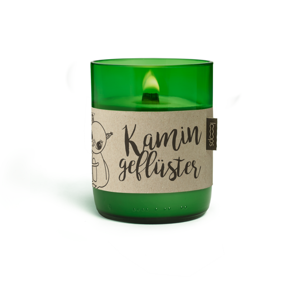 Objets design - Bougie parfumée KAMINGEFLÜSTER, 350ml - LOOOPS KERZEN